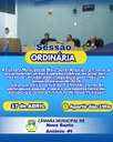 Câmara Municipal de Novo Santo Antônio convida população para Sessão Ordinária.